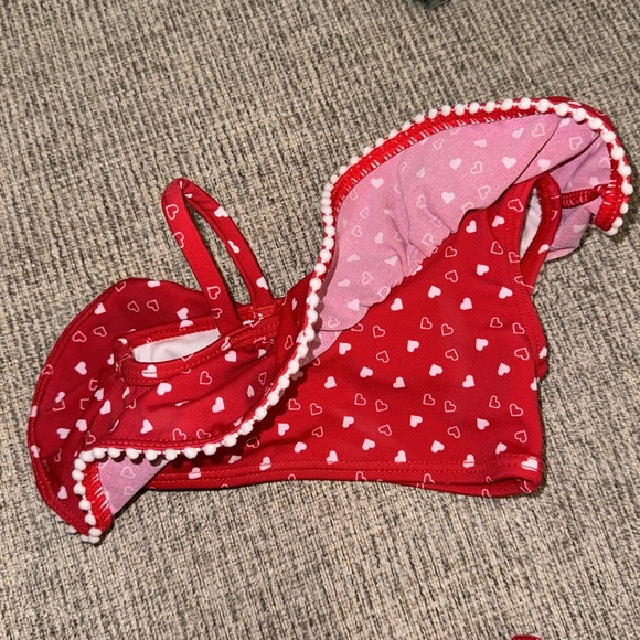 6-12m Two Piece, Red, Janie and Jack Bathing Suit - Picture 4 of 4